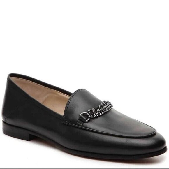 Sam Edelman Black Loafers Slip On Leather LORENZO Womes‎ 6.5 - Picture 1 of 7